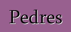 Pedres