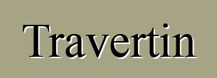 Travertin