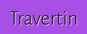 Travertin