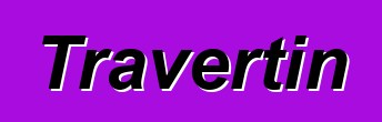 Travertin