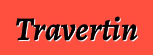 Travertin