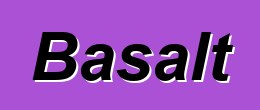 Basalt