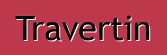 Travertin