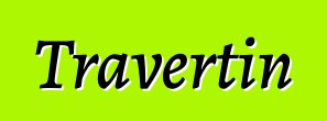 Travertin