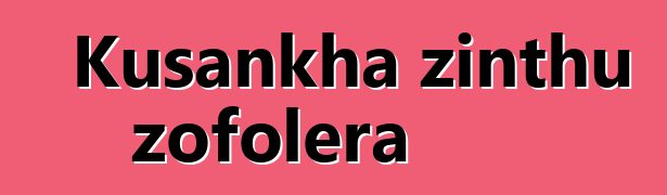 Kusankha zinthu zofolera