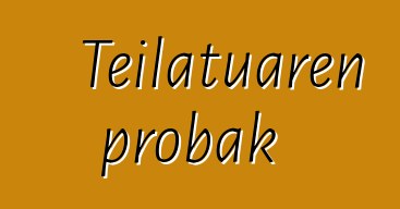 Teilatuaren probak