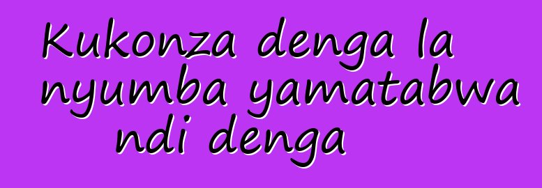 Kukonza denga la nyumba yamatabwa ndi denga