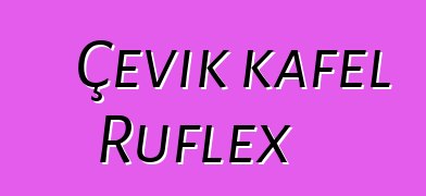 Çevik kafel Ruflex