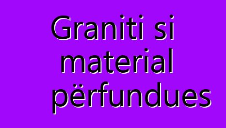 Graniti si material përfundues