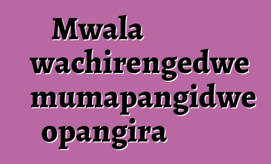 Mwala wachirengedwe mumapangidwe opangira