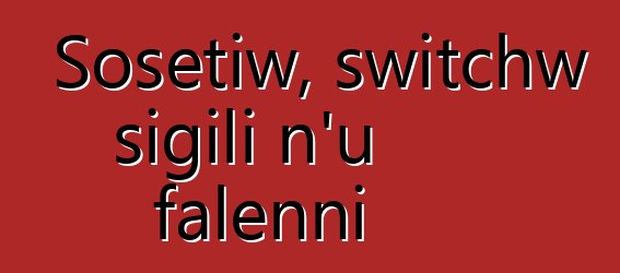 Sosɛtiw, switchw sigili n’u falenni