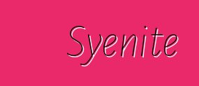 Syenite