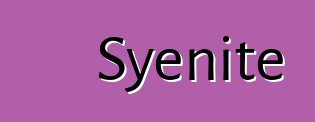 Syenite