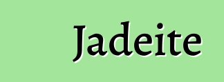 Jadeite