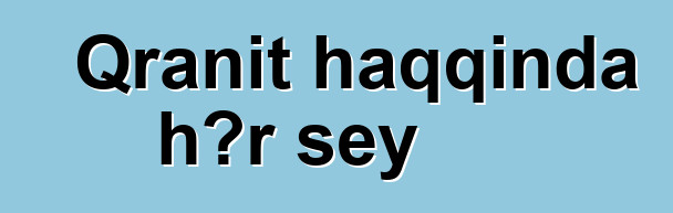 Qranit haqqında hər şey