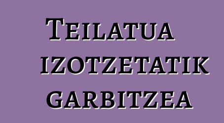 Teilatua izotzetatik garbitzea