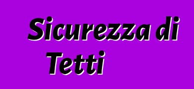 Sicurezza di Tetti