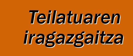 Teilatuaren iragazgaitza