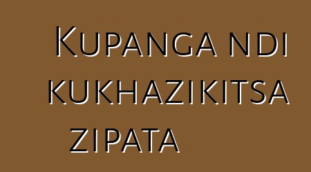 Kupanga ndi kukhazikitsa zipata