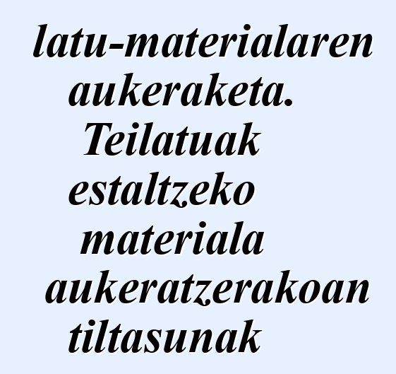 Teilatu-materialaren aukeraketa. Teilatuak estaltzeko materiala aukeratzerakoan tiltasunak