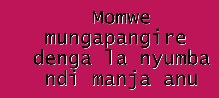 Momwe mungapangire denga la nyumba ndi manja anu