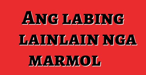 Ang labing lainlain nga marmol