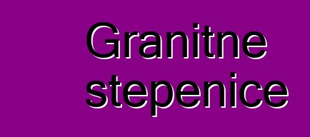 Granitne stepenice