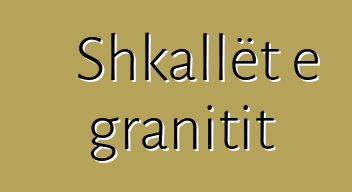 Shkallët e granitit