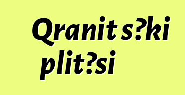 Qranit səki plitəsi