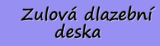 Žulová dlažební deska