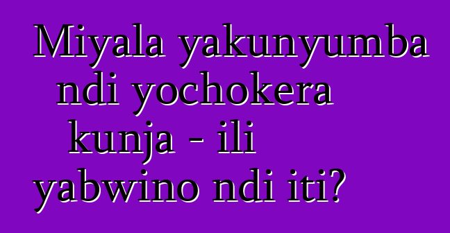 Miyala yakunyumba ndi yochokera kunja - ili yabwino ndi iti?