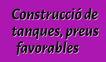 Construcció de tanques, preus favorables