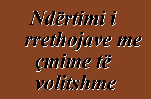 Ndërtimi i rrethojave me çmime të volitshme