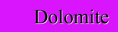 Dolomite