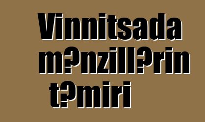 Vinnitsada mənzillərin təmiri