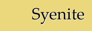 Syenite