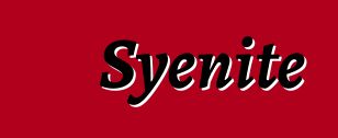 Syenite