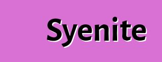 Syenite