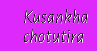 Kusankha chotutira