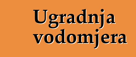 Ugradnja vodomjera