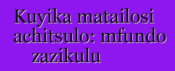 Kuyika matailosi achitsulo: mfundo zazikulu