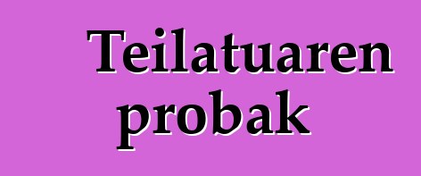 Teilatuaren probak