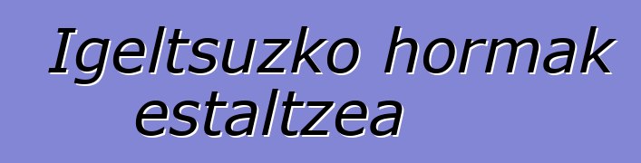 Igeltsuzko hormak estaltzea