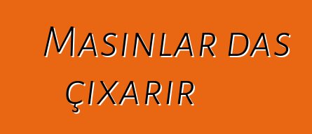 Maşınlar daş çıxarır