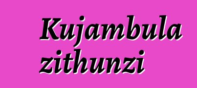 Kujambula zithunzi