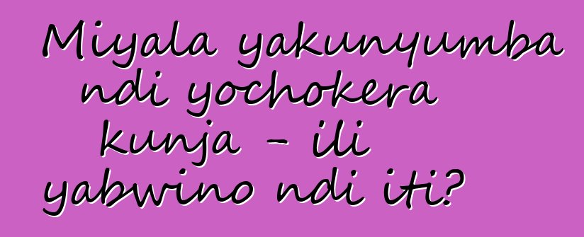 Miyala yakunyumba ndi yochokera kunja - ili yabwino ndi iti?