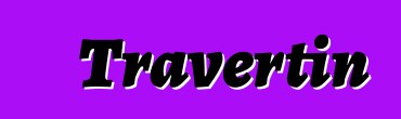 Travertin