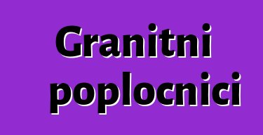 Granitni popločnici