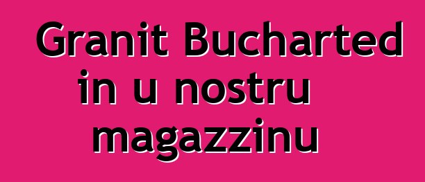 Granit Bucharted in u nostru magazzinu