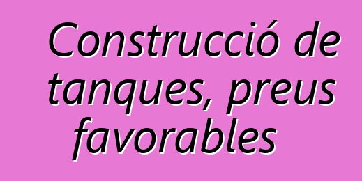 Construcció de tanques, preus favorables